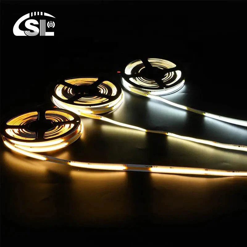 Peso do produto ((kg) 0,06 LED Strip Light 12v24v 8mm 608leds 3000K-6500K COB SMD2835