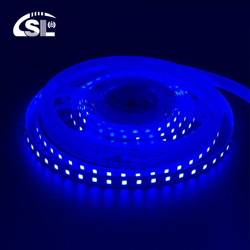 12V24V 8mm 120leds Blue Die-Cutting Board flexível SMD2835 Led Strip Light para decoração exterior e interior