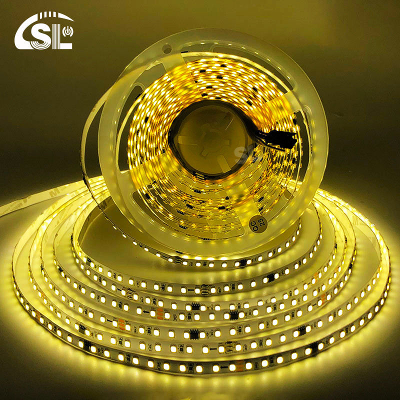 DC12V 24V SMD2835 Electroplate PCB 120Ds 8mm Ra 80 4000K LED Light Strip para Domicílio