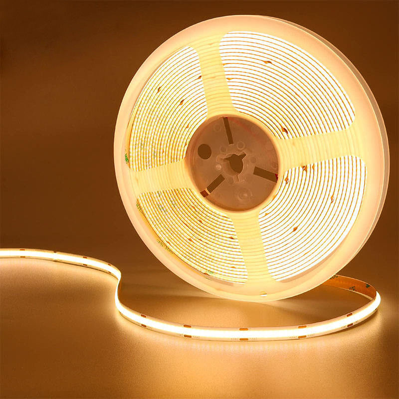 4000K COB Flexível LED Strip 480Leds 8mm10mm Largura para gabinete Iluminação de cozinha quarto