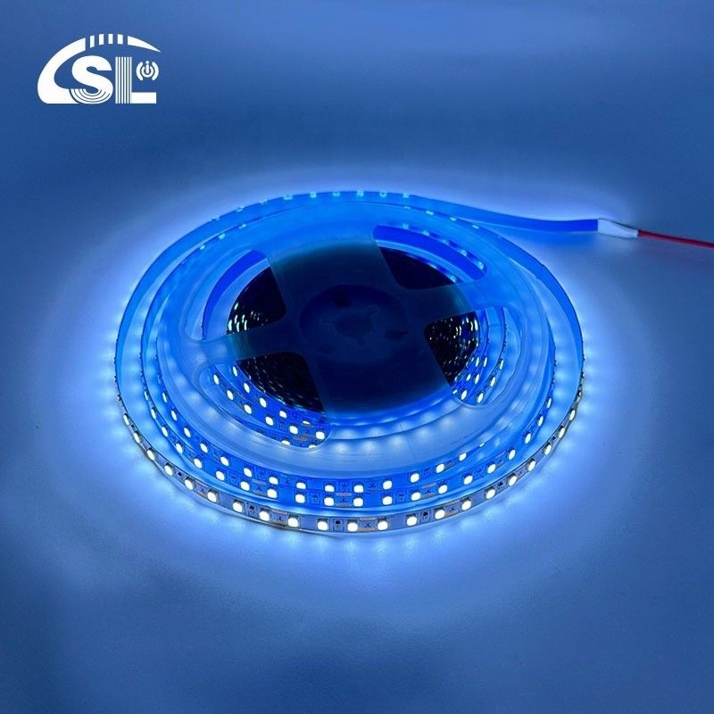 12000K 120leds 8mm 12V24V Alto brilho Branco Frio SMD2835 Led Strip Light para Interiores