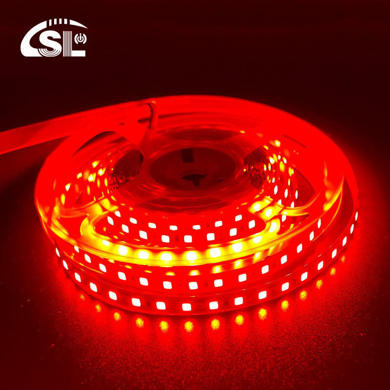 Epistar Customizado 8mm 120leds Red Die-Cutting Board SMD2835 Led Strip Light para decoração exterior e interior