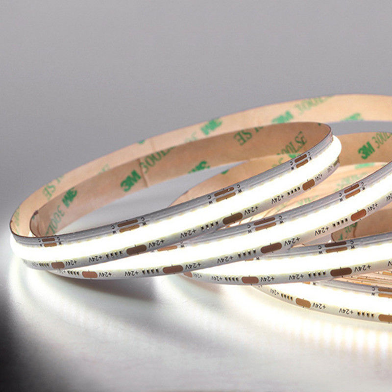 8mm10mm 320Leds Quente Branco Natural Flexível COB LED Strip Light para decoração de hotel