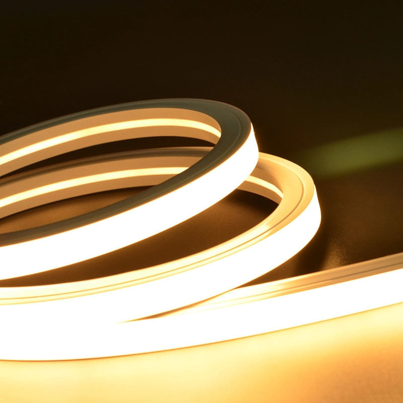 Hotel Silicone Neon Flex 12 * 12mm Quadrado DC 24V IP67 resistente à água Luz LED Neon Exterior