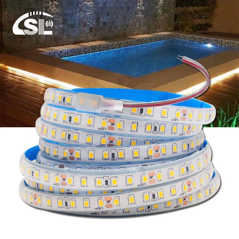 Tira de iluminação cob 110v220v 8mm 120leds 4000k ip67 placa de corte à prova d' água smd2835 luz de tira led