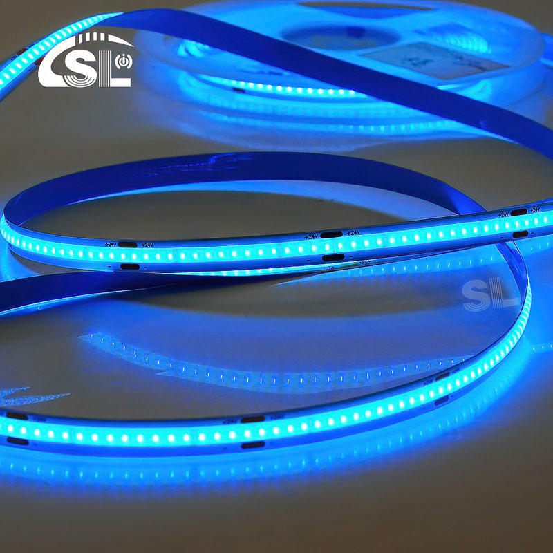 Lâmpada de banda LED de alta luminosidade DC12V24V COB azul-gelo para hotéis e decoração interior