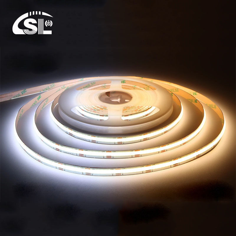 608 LEDs de poupança de energia FOB COB Flexível LED Strip Light com DC 12V 24V Voltagem de entrada