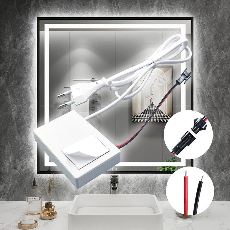 60W 12V Defogger com uma chave uma cor selecionada LED Dimmer Mirror Switch Sensor Touch