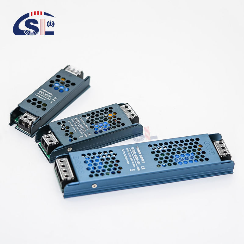 Fornecimento de energia SMPS Indoor Slim e Ultra Thin 5A Corrente de saída 100-240V AC a DC 5V 12V 24V