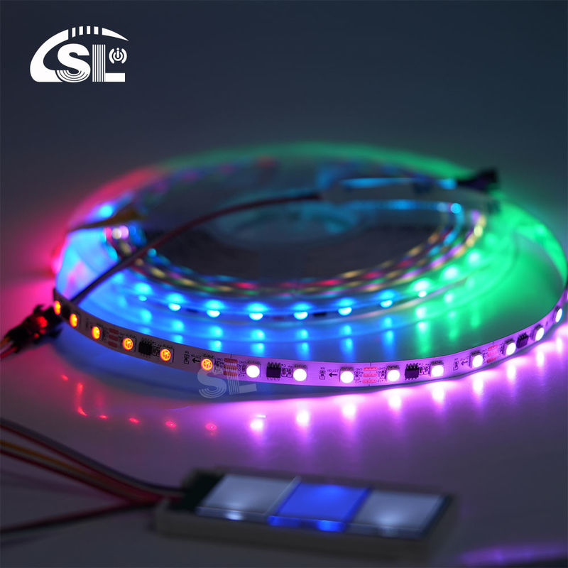 IP20 12V 60led/metro SMD 5050 10M LED RGB Strip Light para parede do banheiro