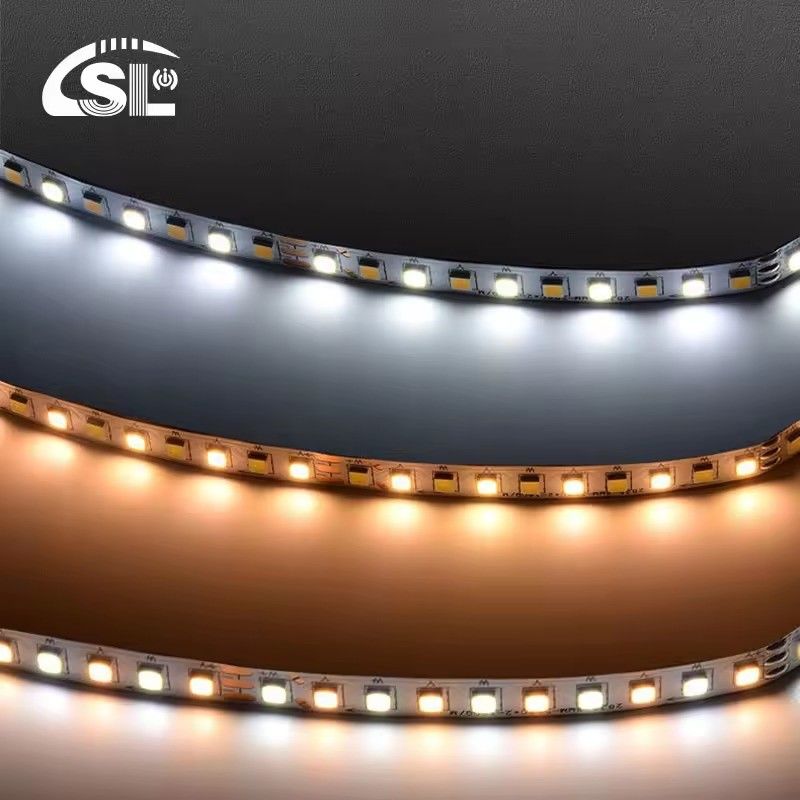 4000K CCT 8mm Largura LED Flexível Lâmpada de Faixa 12V 120leds / m para solução de iluminação doméstica