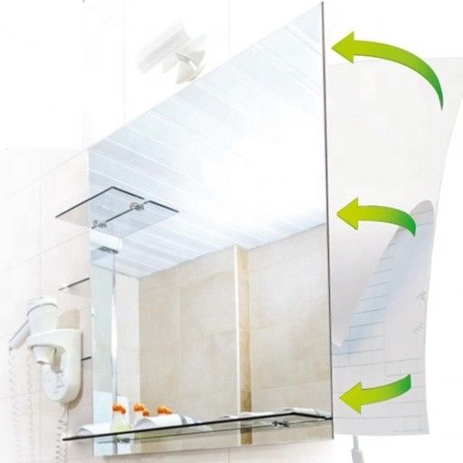 Lentes de PET Material Sensor de Toque de Banho Interruptor Vanity Dimmer Defogger LED Smart Mirror