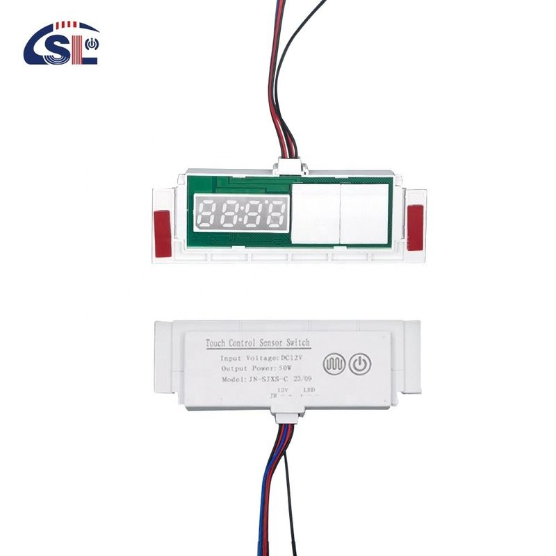 60W interruptores indutivos LED Light Defogger com display de temperatura de tempo Sensor táctil Dimmer Stepless