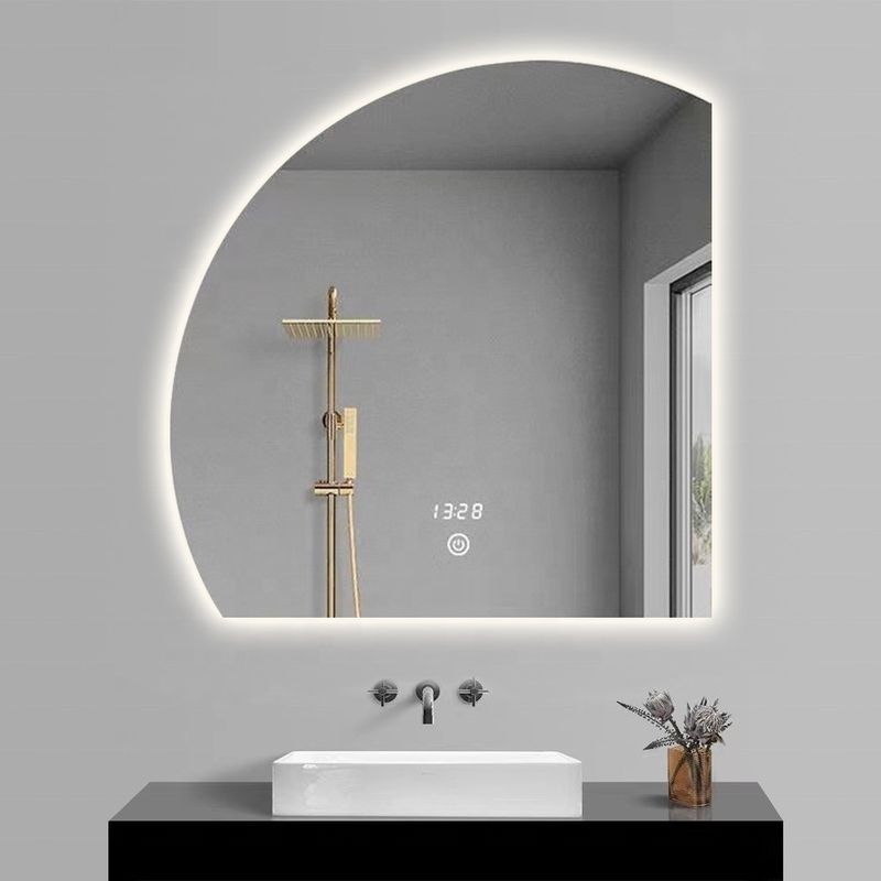 Lâmpada tricromática personalizada de faixa LED Espelho inteligente Um must-have para banheiros modernos