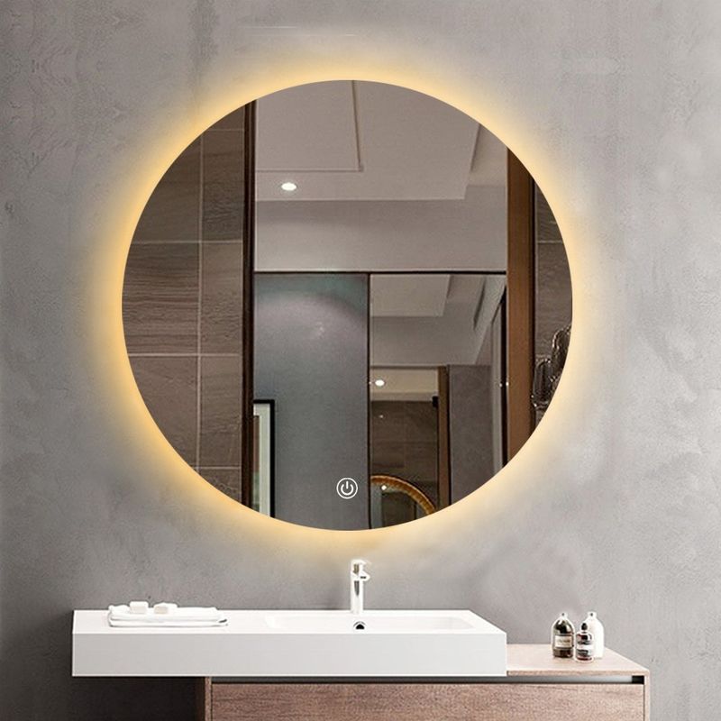 Smart Mirror Touch Screen Com Luzes LED e Sensor Switch Para Melhoria do Banheiro