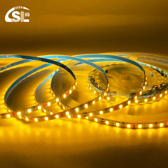 Residencial Slim DC12V SMD2835 Electroplate PCB 120Ds 5mm Ra 80 3000K LED Light Strip