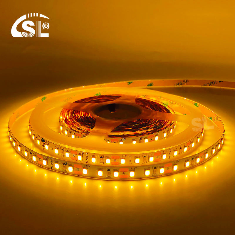 Slim DC12V SMD2835 Electroplate PCB 120Ds 8mm Ra 80 LED Light Strip para residência