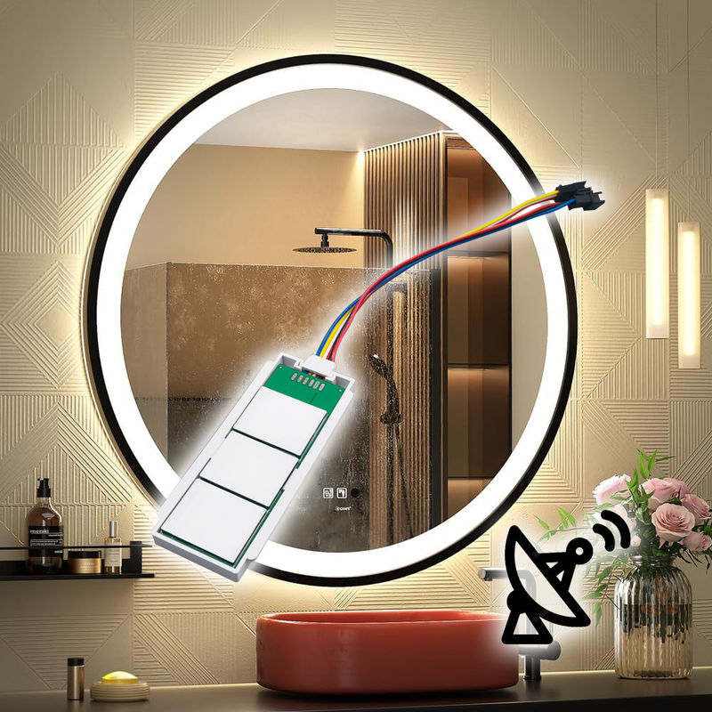 Nível de atenuação Sim Personalizavel 12V/24V 5A 60W/120W Rader PIR Sensor de movimento Switch de luz LED Fonte de luz 1NO/1NC Switch Combinação Banheiro
