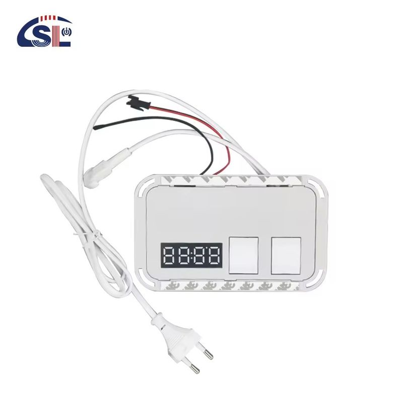 DC12V 5A 60W Sensor de Toque de Cor Única Switch LED Espelho Toque com Tempo e Display Temperatura
