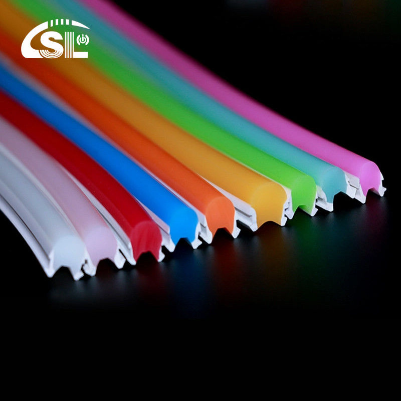 12v/24v/120v/240v LED Neon Strip Cuttable Rosa/Azul Silício para DIY luzes de Natal