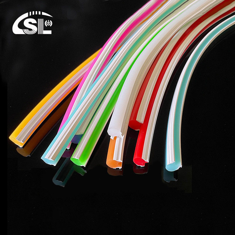 3- ODM/OEM Pure Silica Gel Neon Rope DC12V DC24V IP67 impermeável 120leds/m SMD 2835 Led Neon Lights para exterior e interior