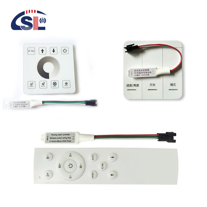 Iluminação LED de controlo RGB integrada para sala de estar Nível de atenuação Sim DC 12V/24V 3A/5A