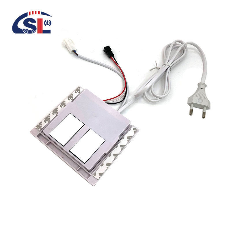 Comutador de sensores de toque de dois botões grandes com suporte fácil instalação DC12V personalizado
